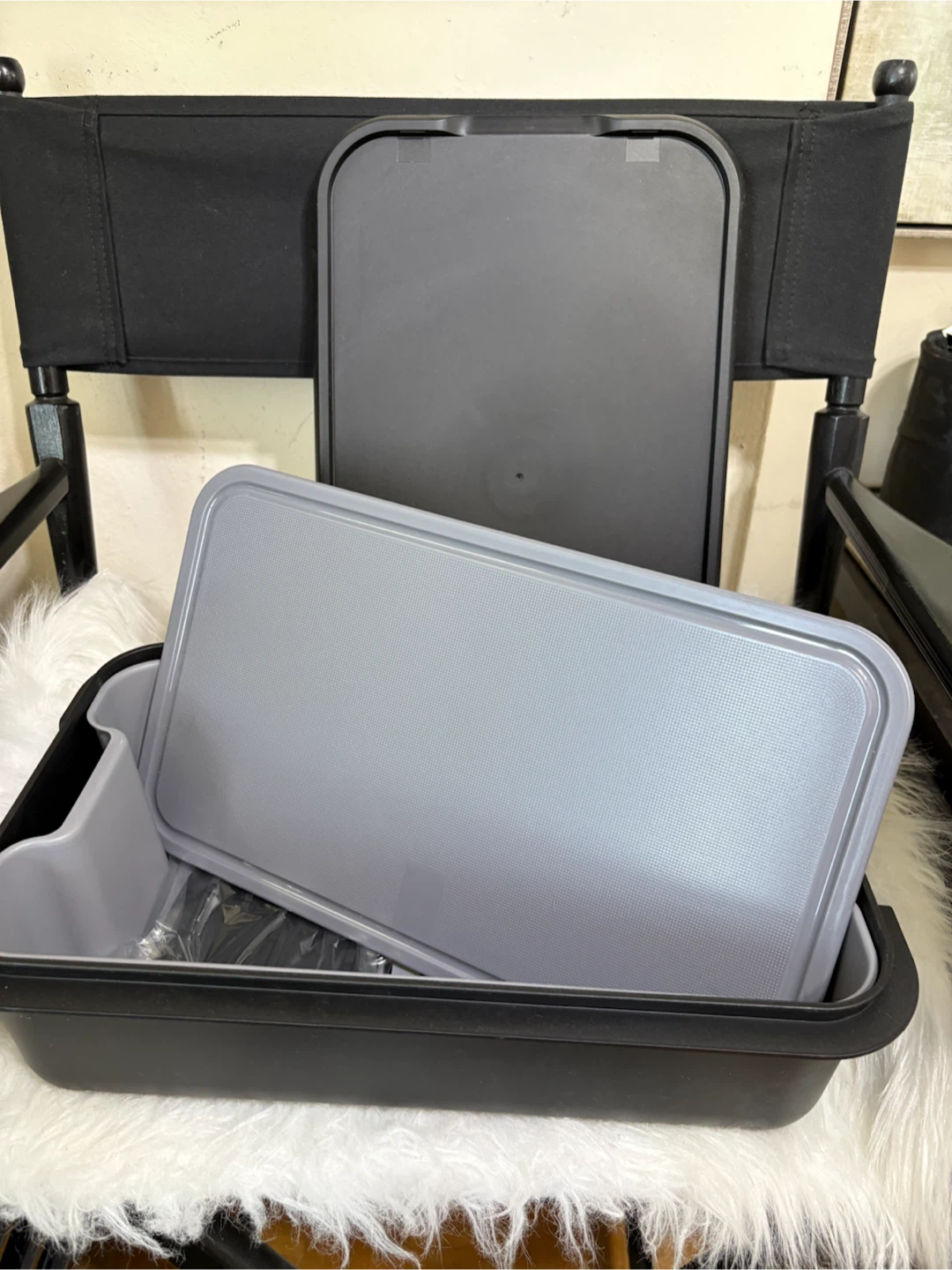 Kitchen Storage Container with Drain Tray