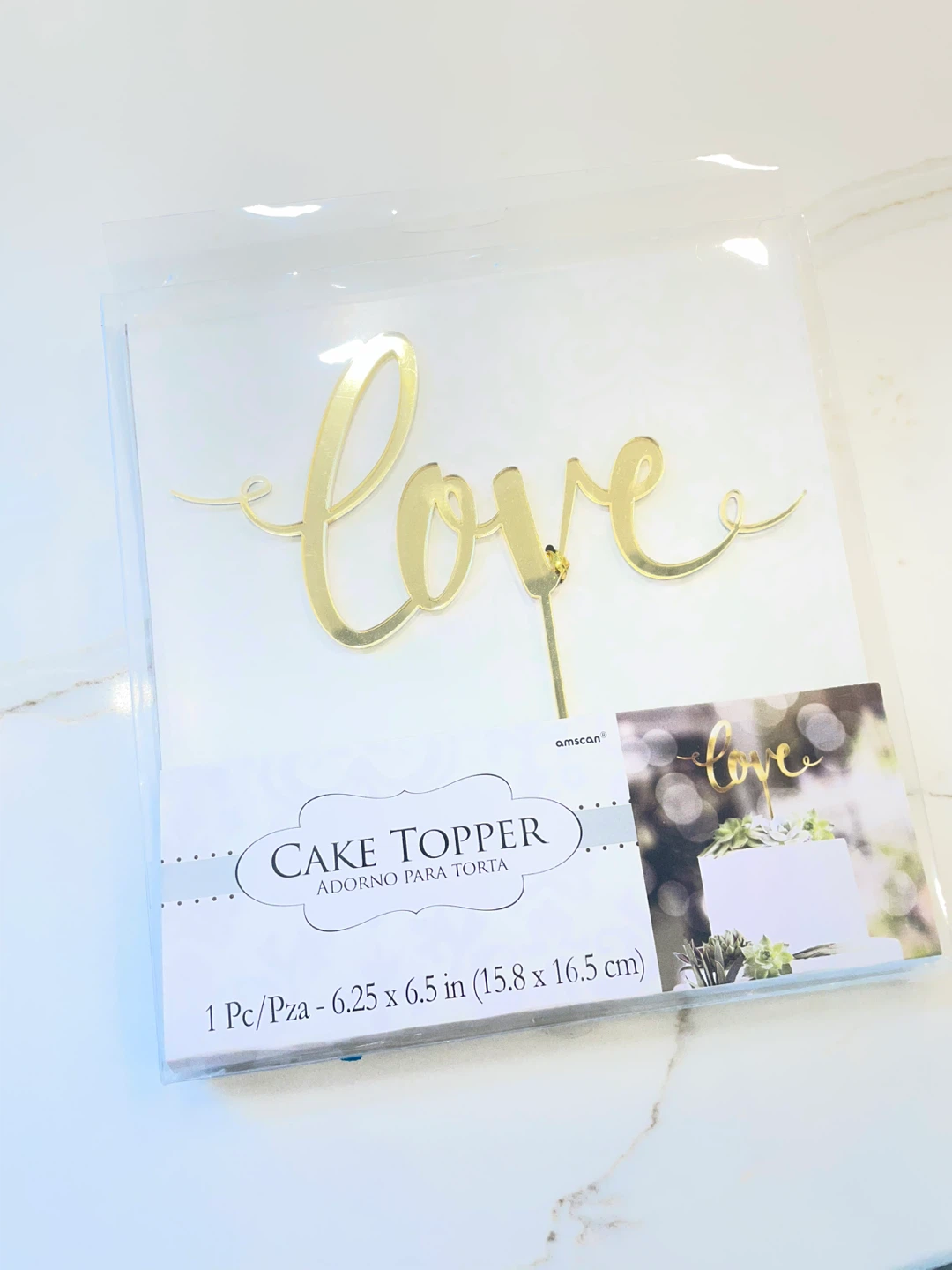 Amscan Love Cake Topper