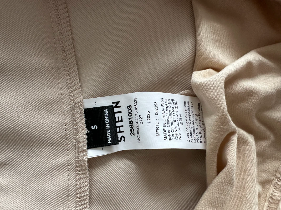 SHEIN Maternity Dress Pants - Beige Size Small - photo 3