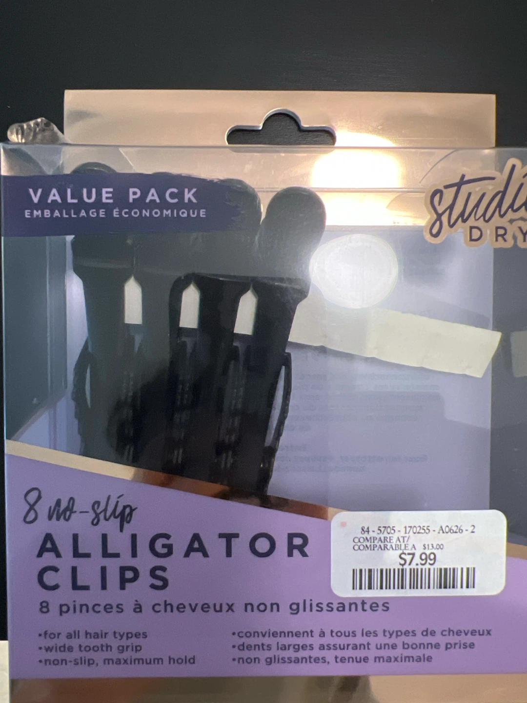4 hair clips