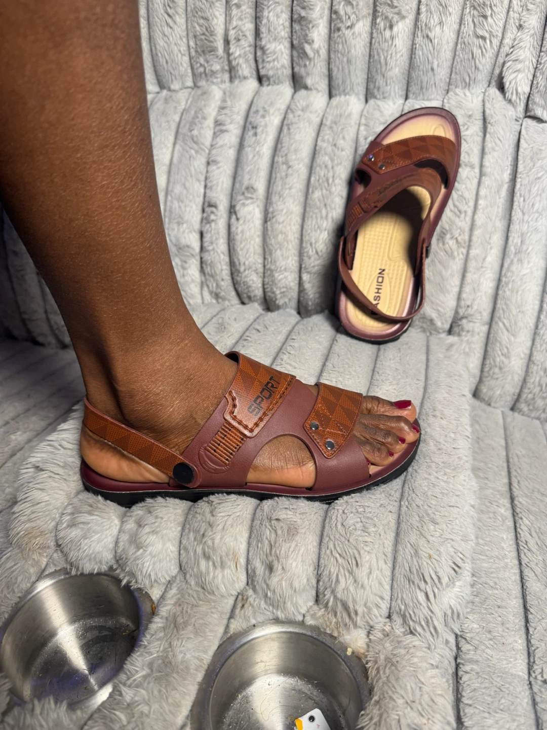 Sport Sandals Brown Size 40