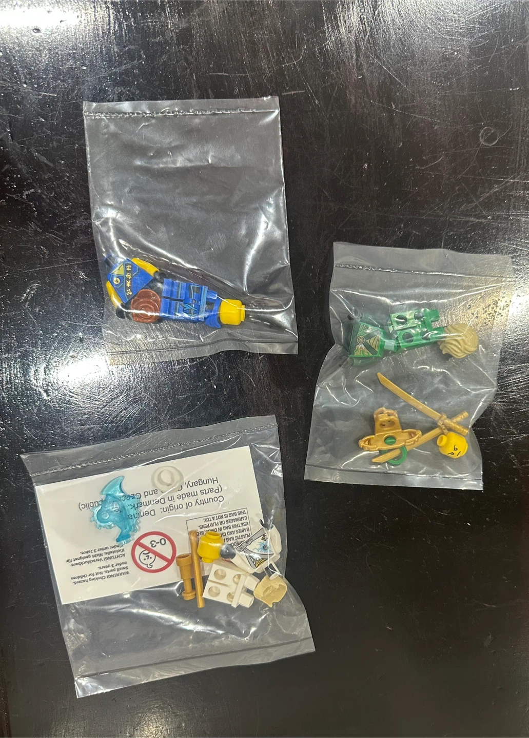 Sealed Lego Ninjago Minifigures from Rebooted and TOE
