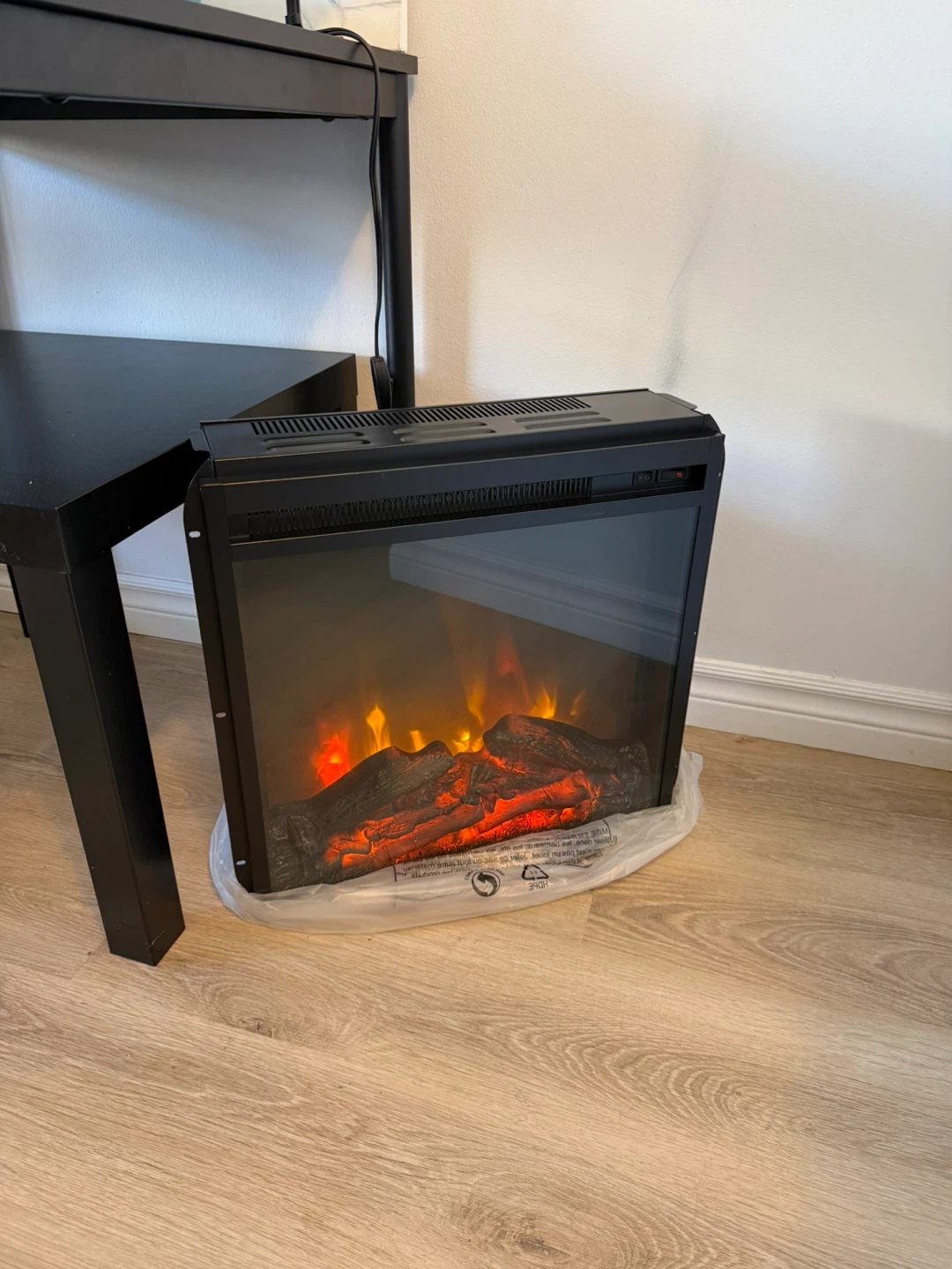 Brand new. Kneeland 70" TV Stand with Electric Fireplace. - photo 2