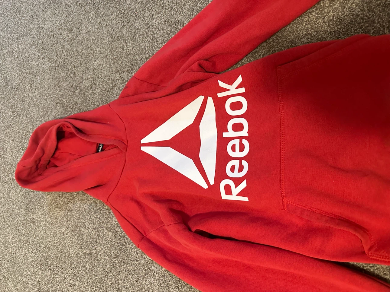 Red Reebok Hoodie