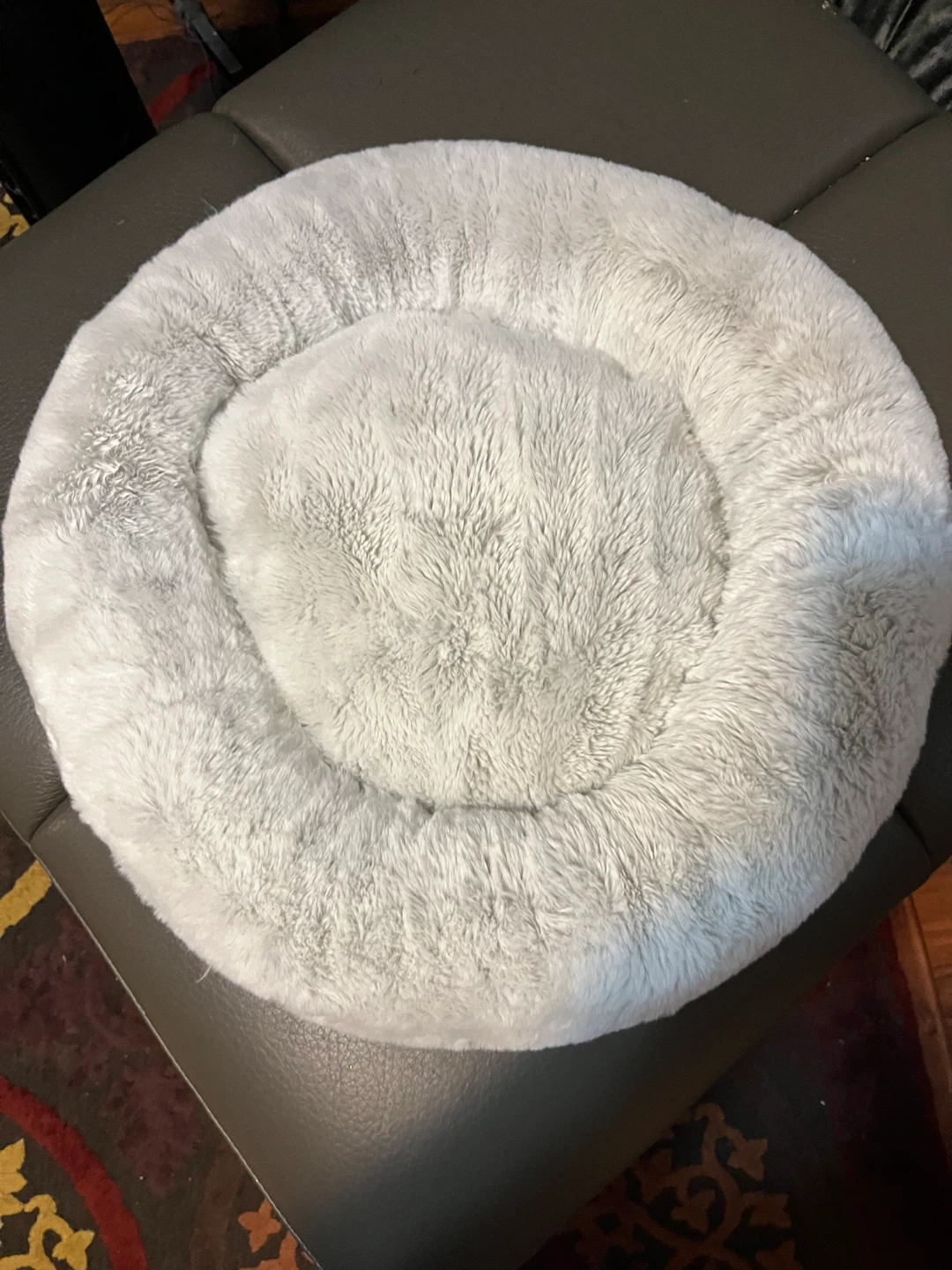 Wicker Pet Bed with Grey Cushion - photo 3