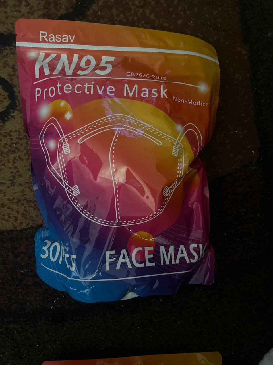 Rasav KN95 Protective Mask - 30 Pack