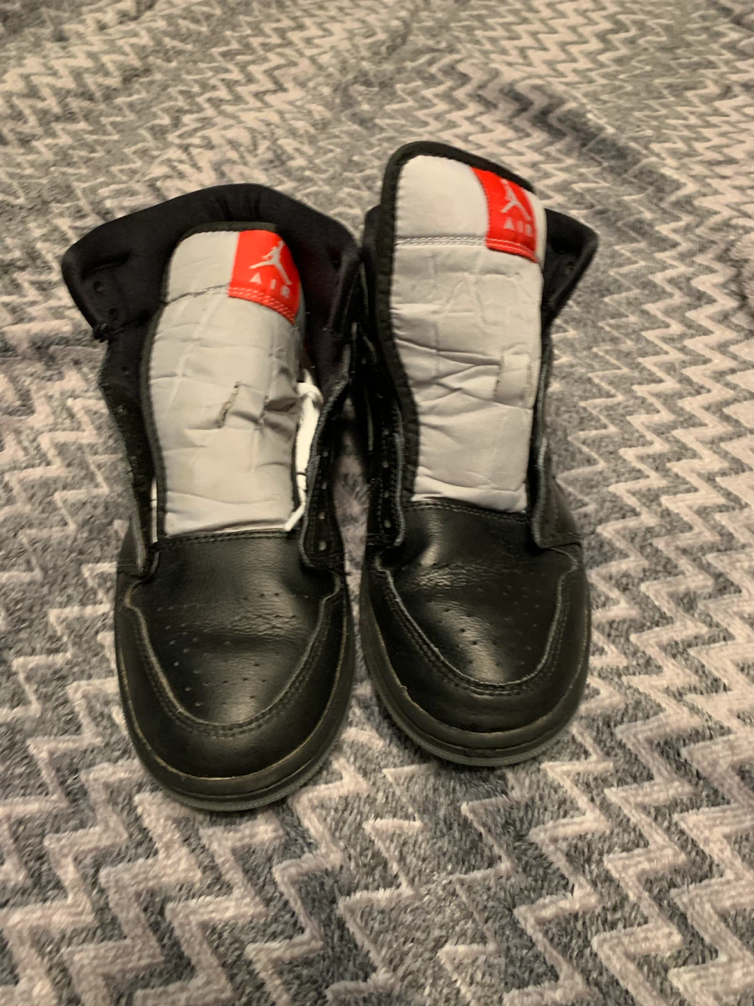 Air Jordan 1 Mid Black Sneakers - photo 4