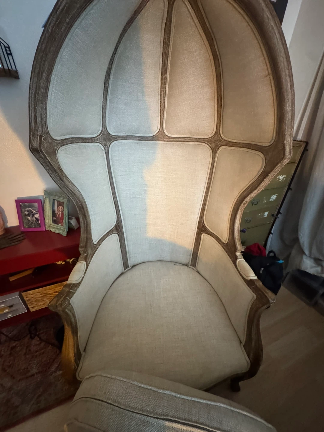 Restoration Hardware Versailles chair and ottoman - photo 2
