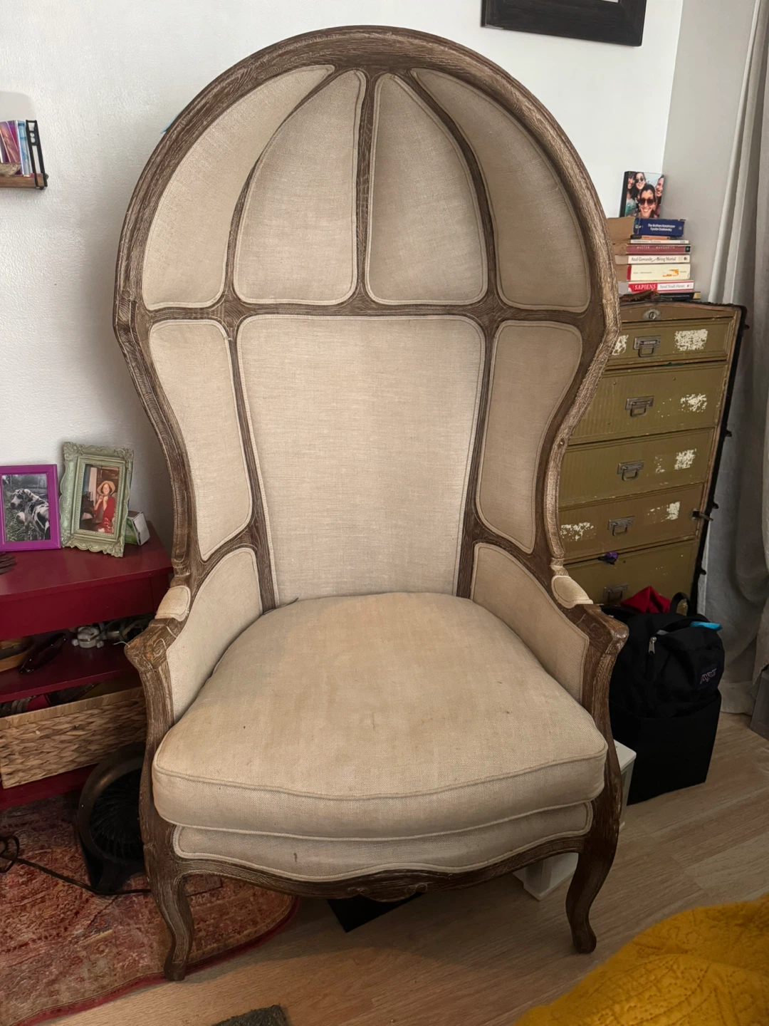 Restoration Hardware Versailles chair and ottoman - photo 3