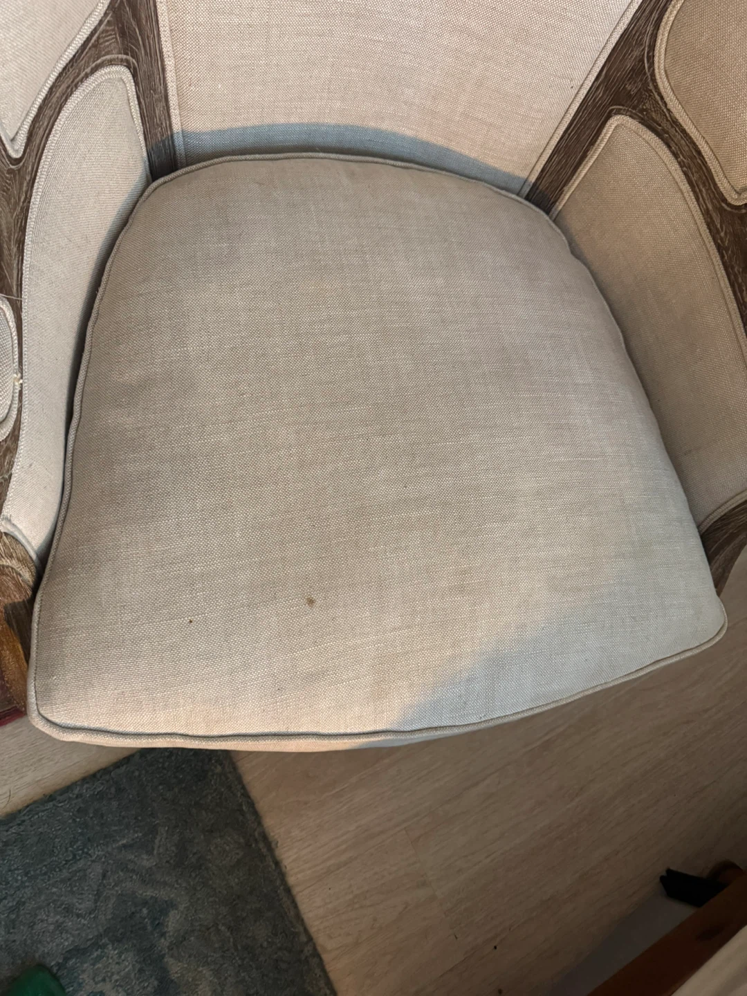 Restoration Hardware Versailles chair and ottoman - photo 4