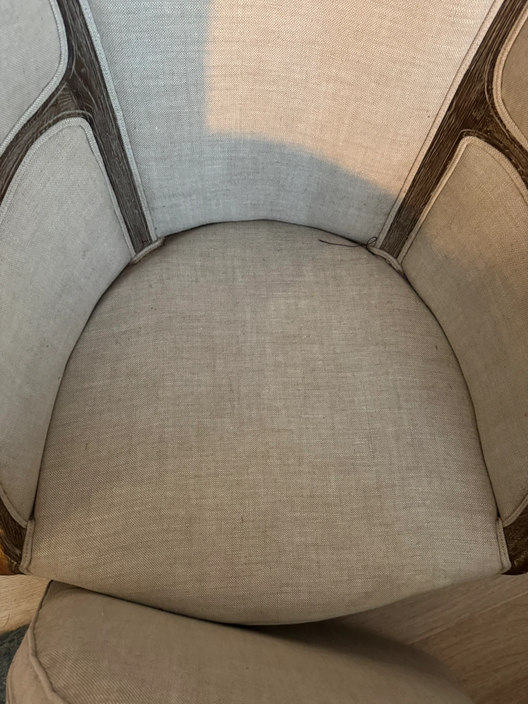 Restoration Hardware Versailles chair and ottoman - photo 5