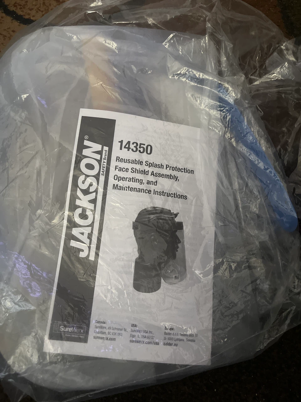 Jackson Safety 14350 Reusable Face Shield