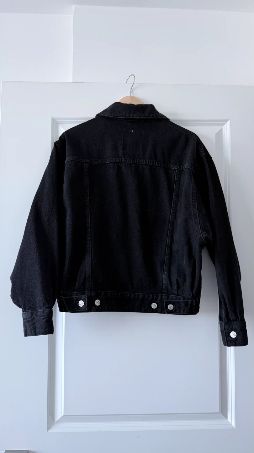 Pull&Bear Black Denim Jacket - photo 3