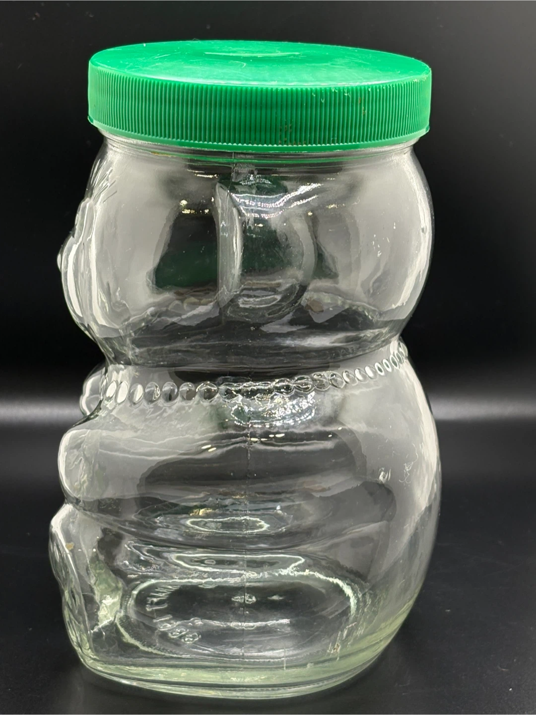 Vintage 1988 Kraft Glass Bear bank/ Jar - photo 3