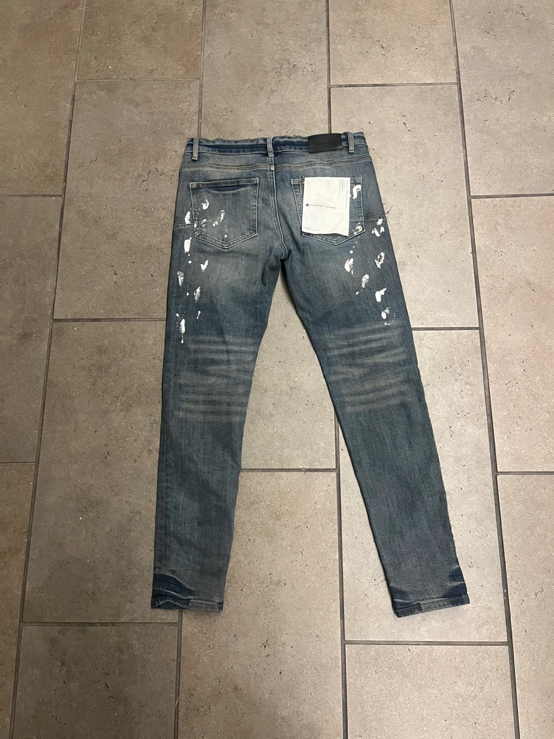 Purple Brand Paint Splatter Jeans - photo 2