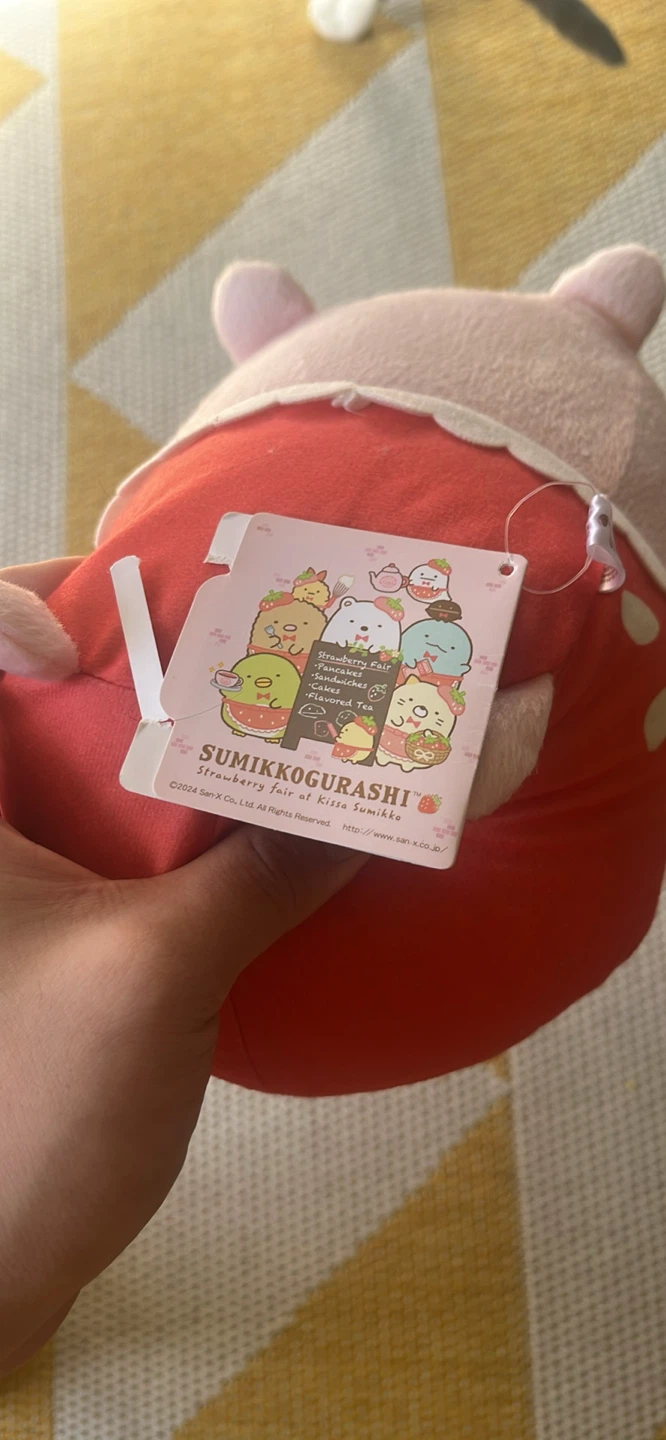 Sumikko Gurashi Strawberry Fair Plush - photo 3