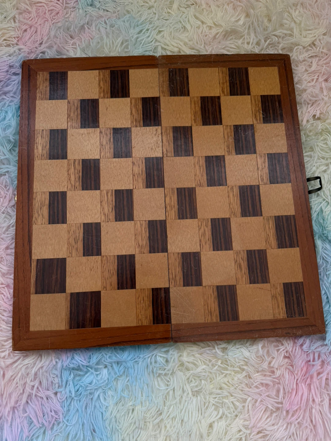 Wooden Folding Chess Set - photo 2
