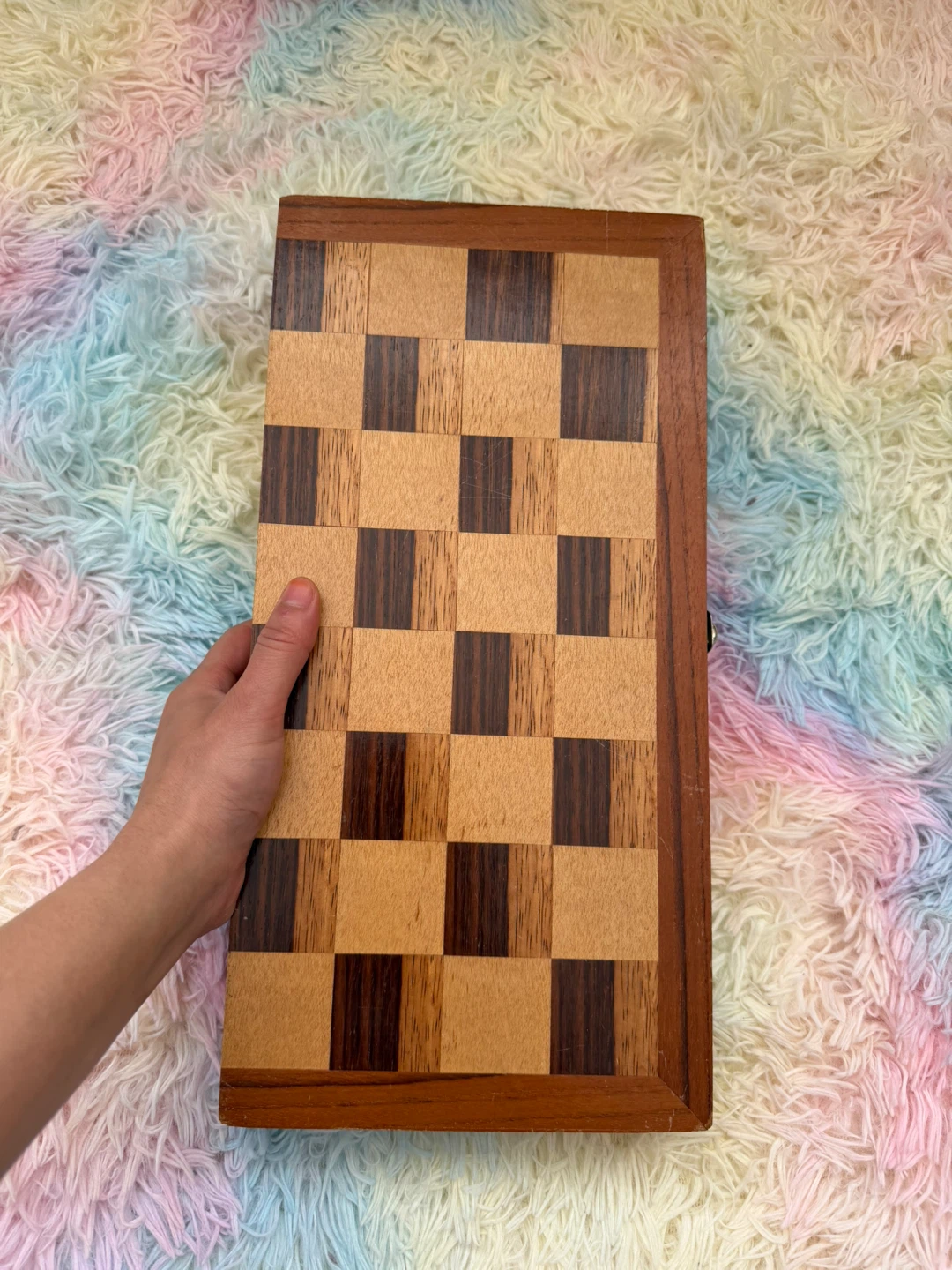 Wooden Folding Chess Set - photo 3