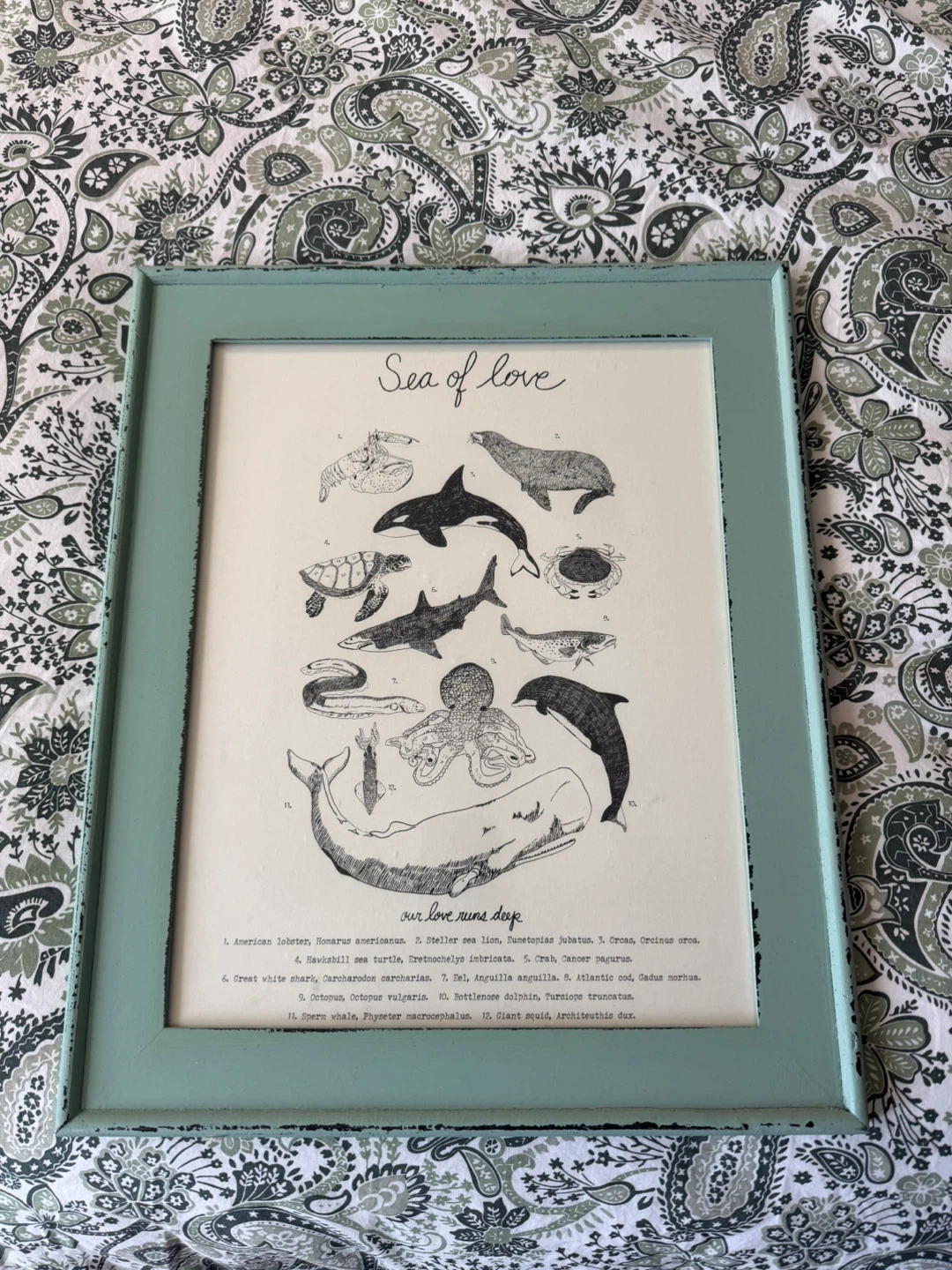 Sea of Love Framed Print