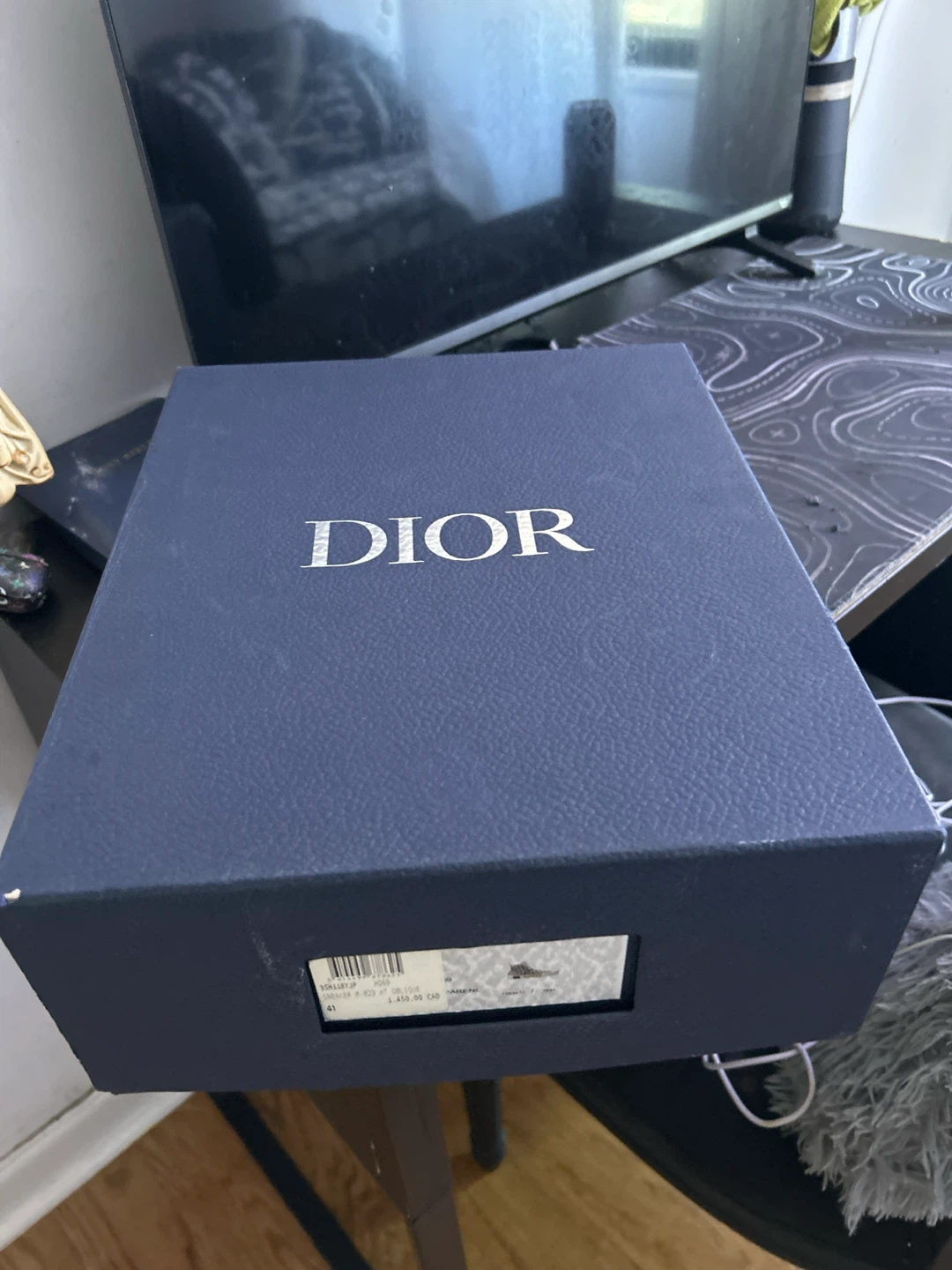 Dior B23 High-Top Sneakers Oblique Size 36