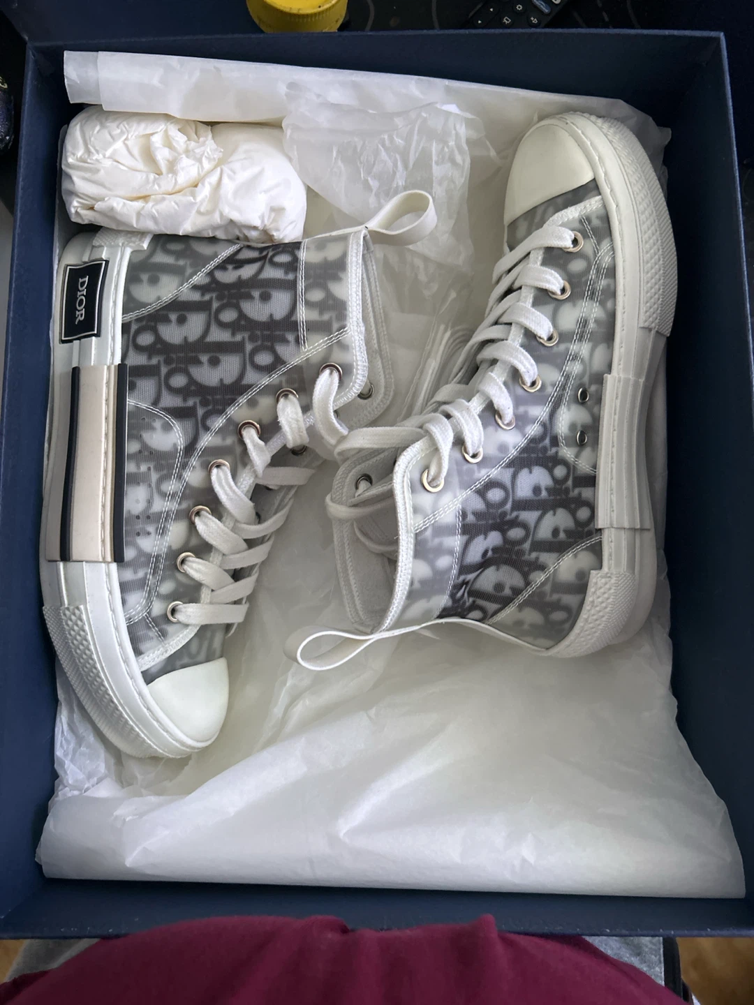 Dior B23 High-Top Sneakers Oblique Size 36 - photo 3