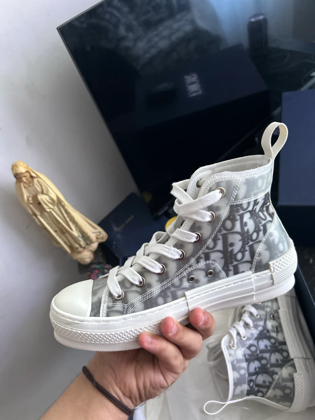 Dior B23 High-Top Sneakers Oblique Size 36 - photo 4
