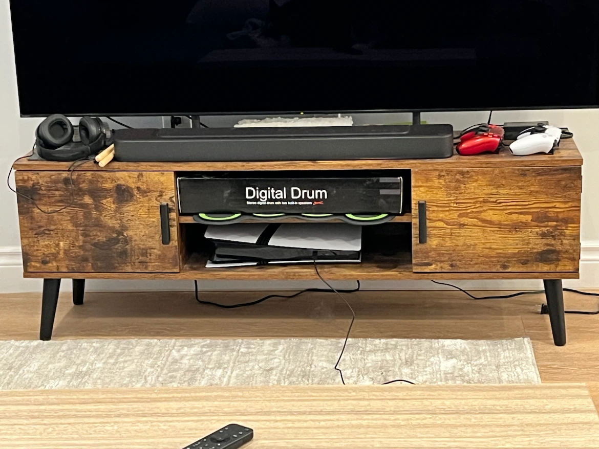 TV Stand Cabinets and Shelves, TV Table for Living Room