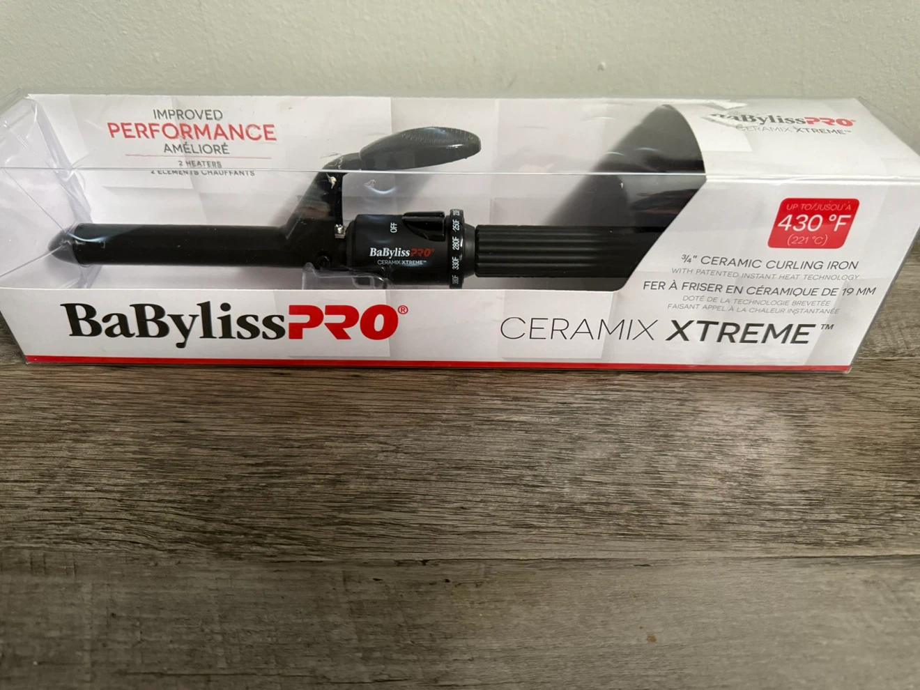 BaBylissPRO Ceramix Xtreme 3/4 inch Curling Iron