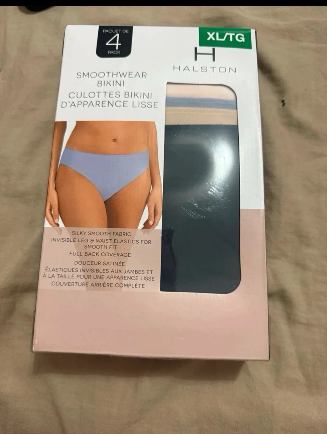 Halston Smoothwear Bikini 4-Pack XL/TG