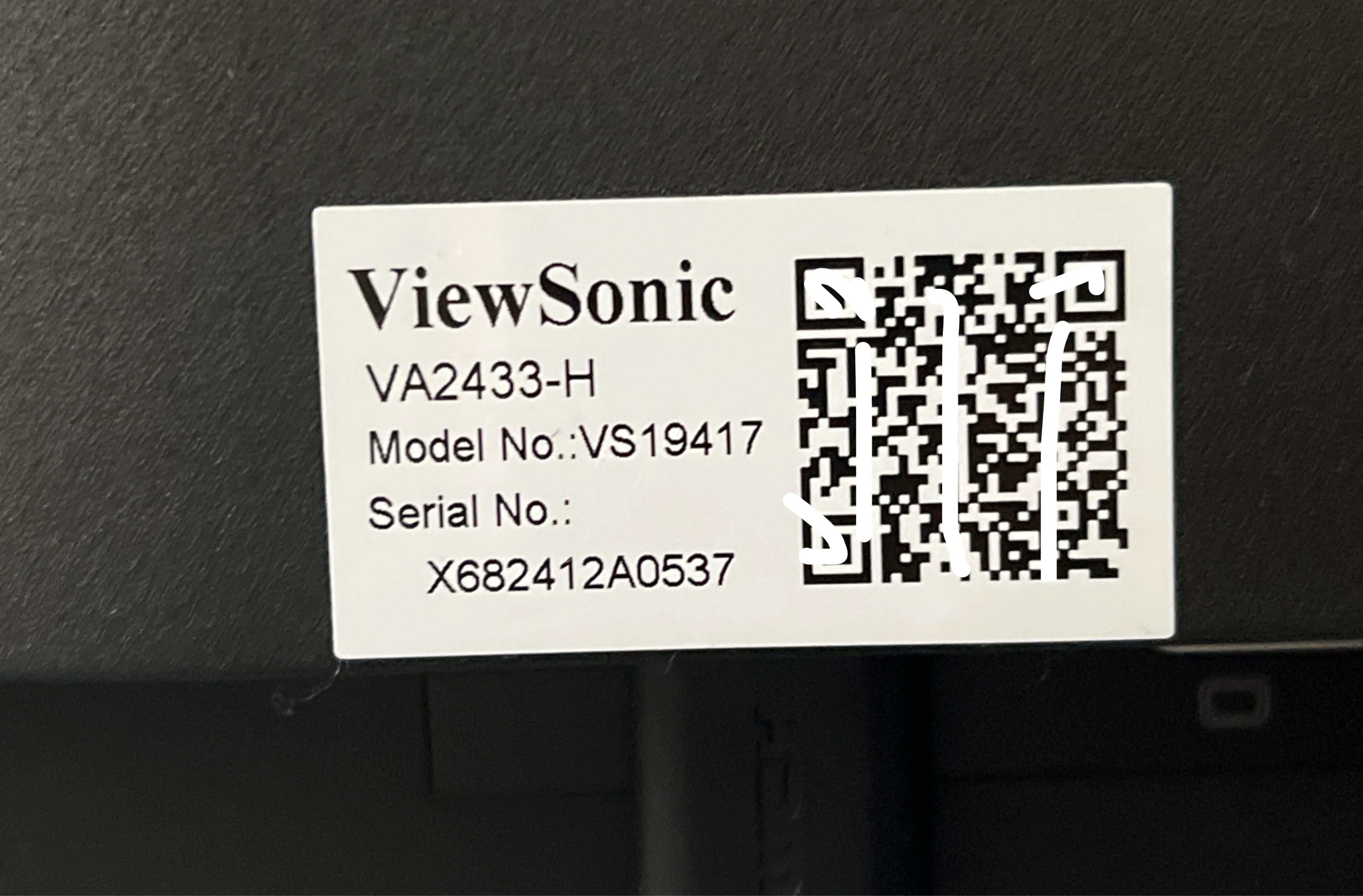 ViewSonic VA2433-H Monitor (24”) - photo 4