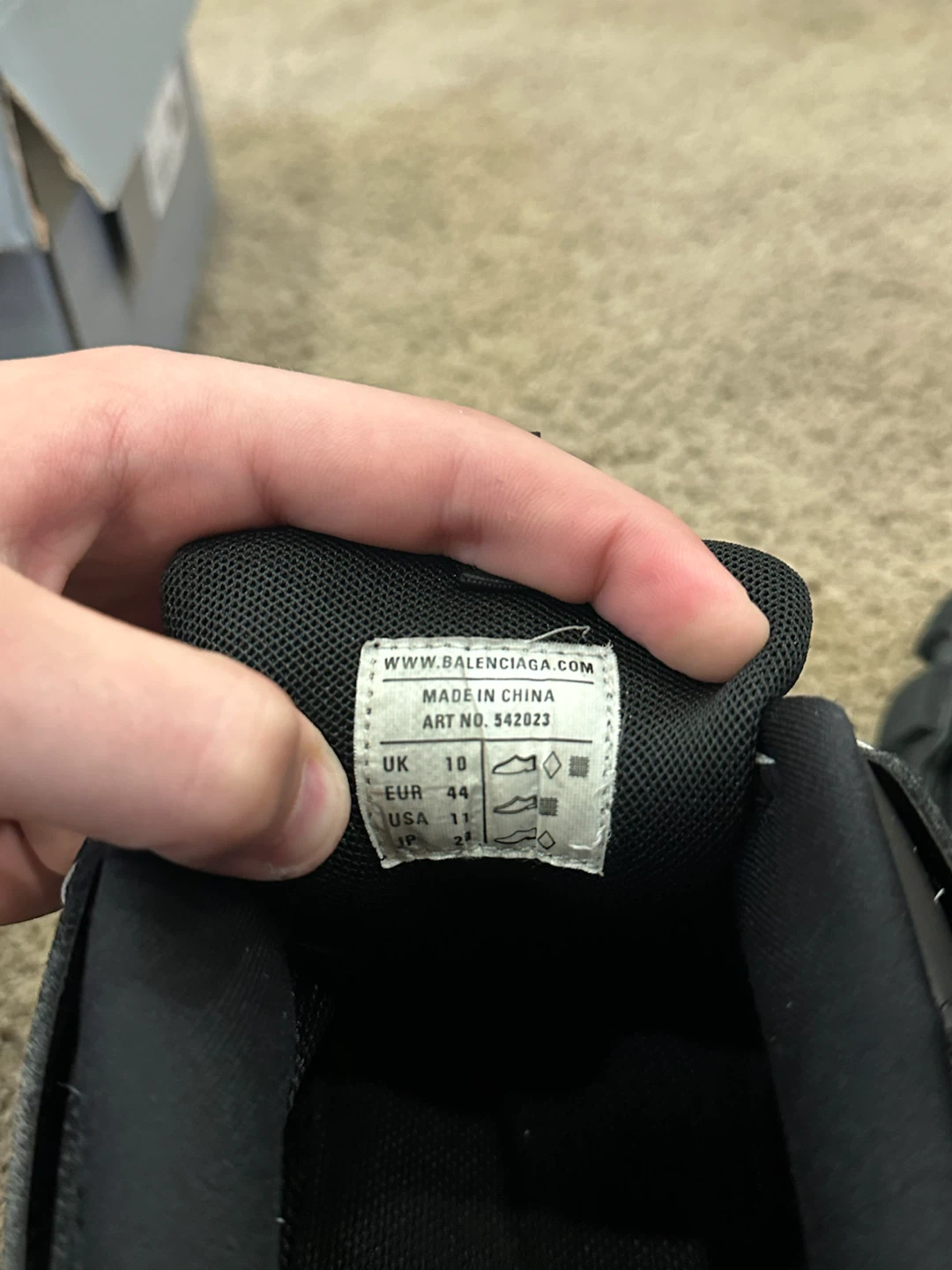 Balenciaga Track Sneakers Black - photo 5