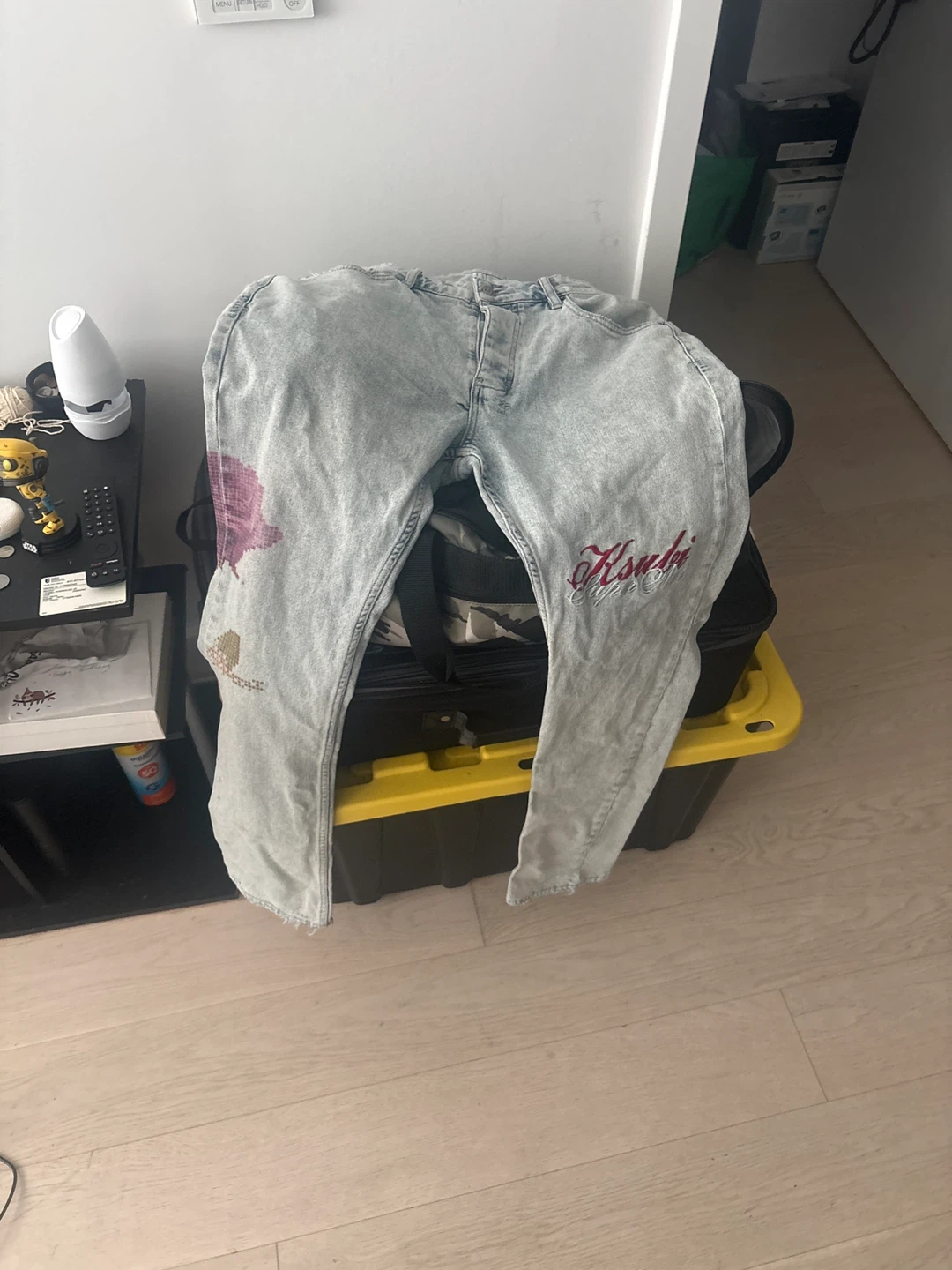 Ksubi Light Wash Graphic Jeans Size 34 - photo 2