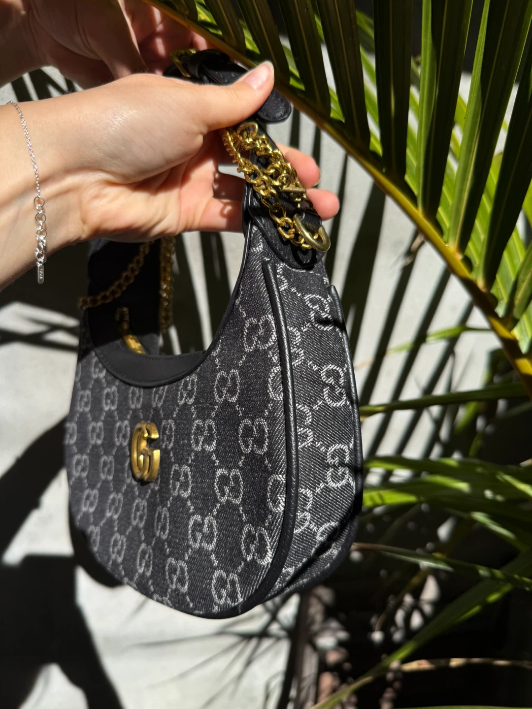 Gucci GG Denim Hobo Bag - photo 5