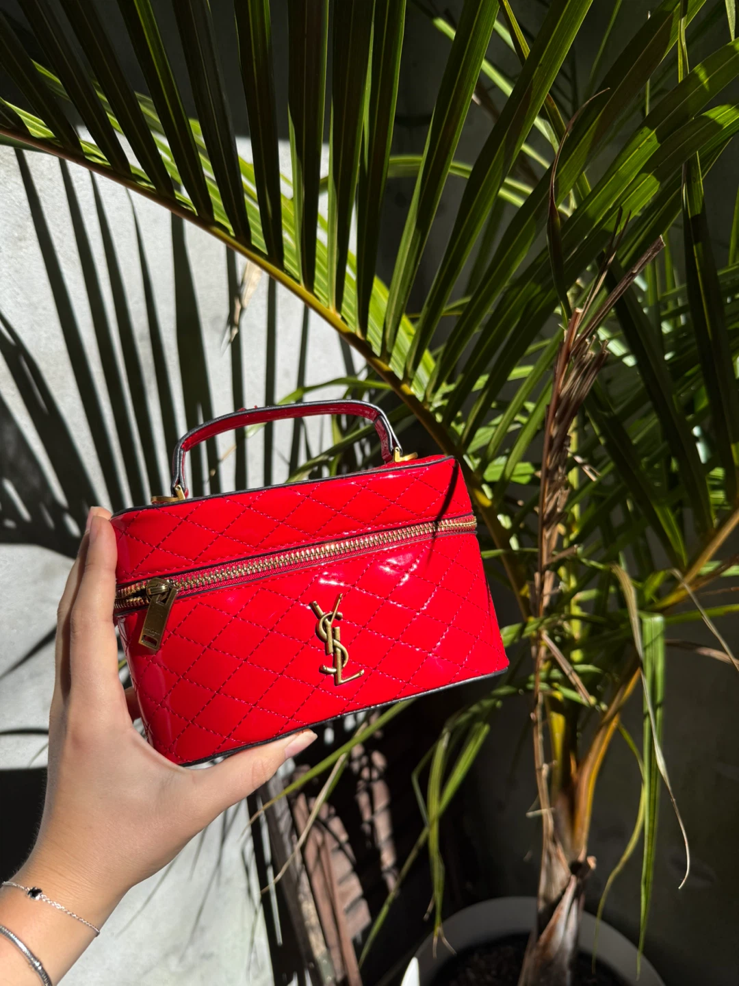 Saint Laurent YSL Quilted Vanity Case - photo 2