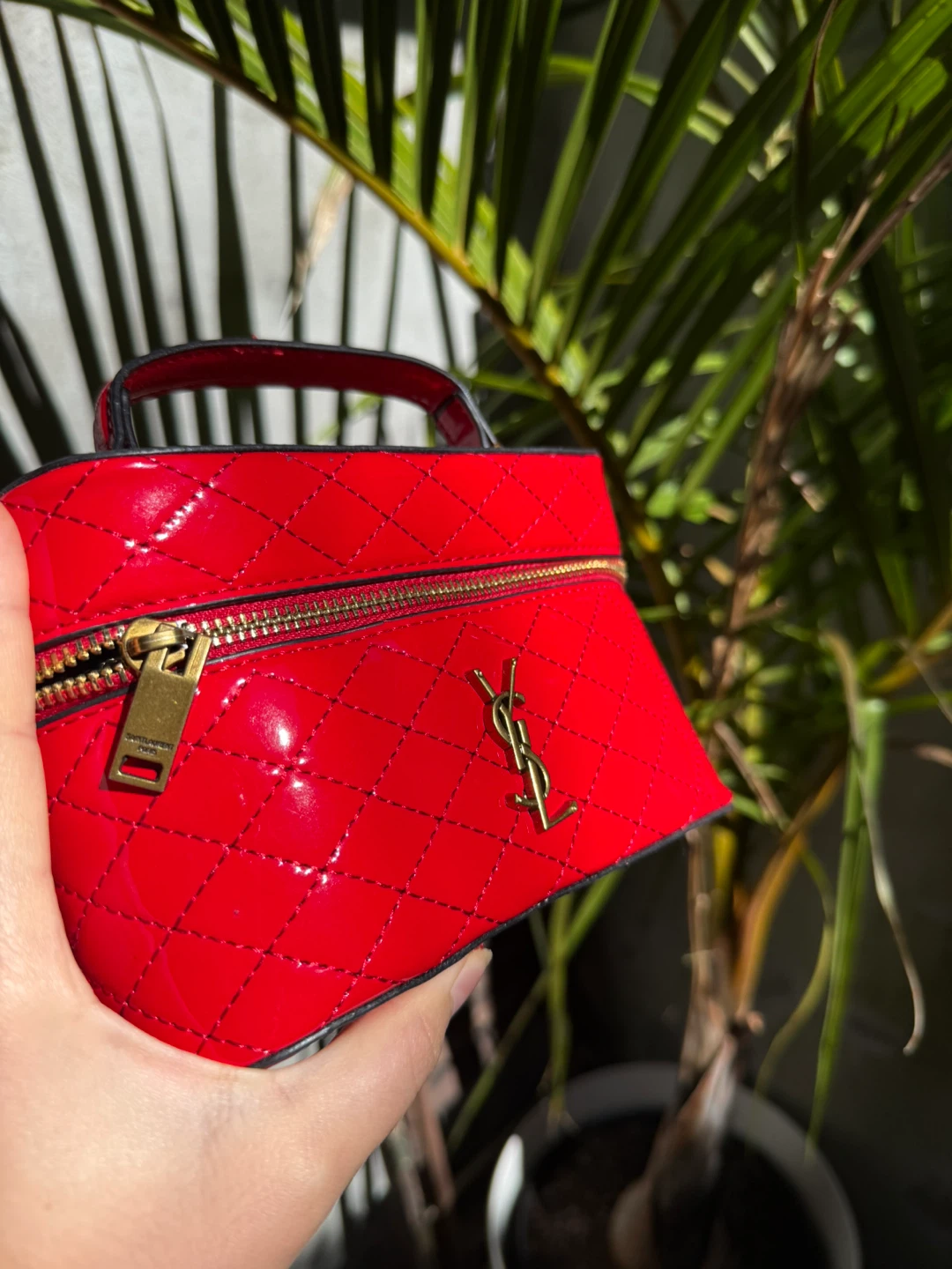 Saint Laurent YSL Quilted Vanity Case - photo 3