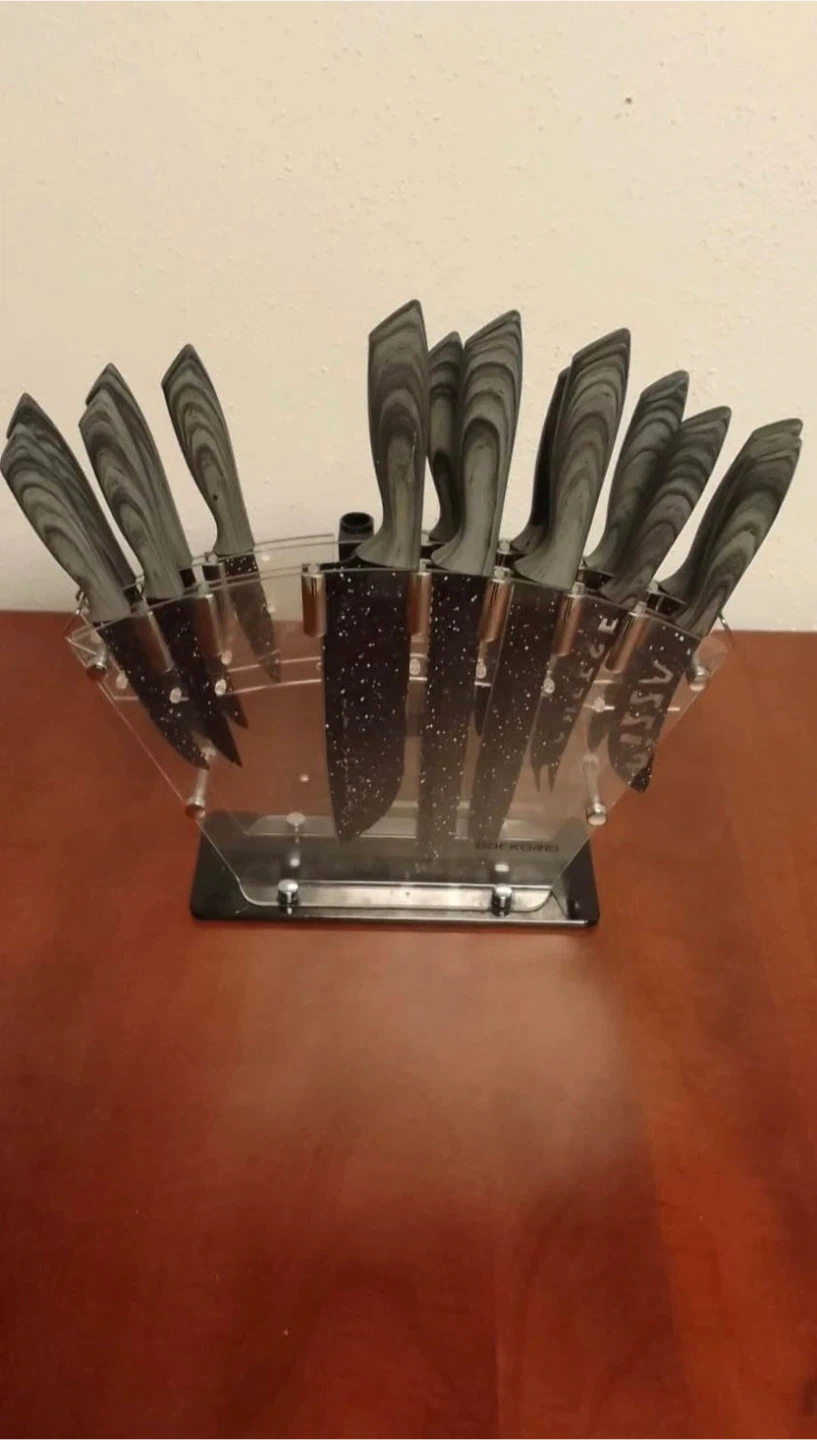 Dockorio Kitchen Knife Set with Block
