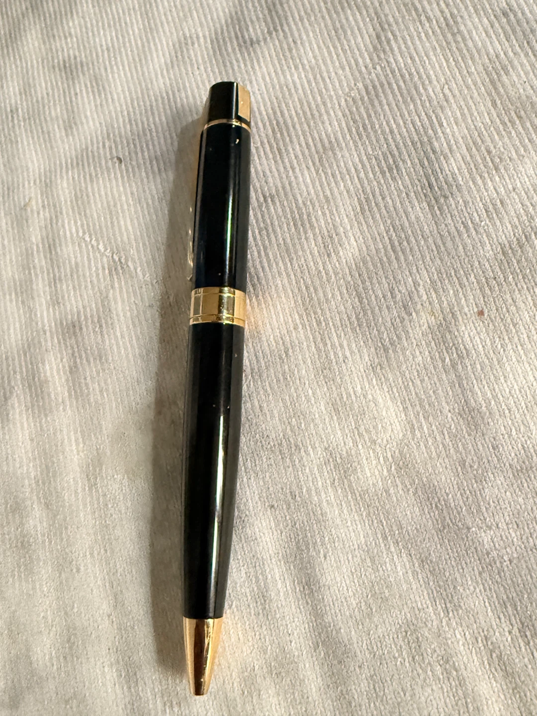 Sheaffer black and gold ballpoint pen
