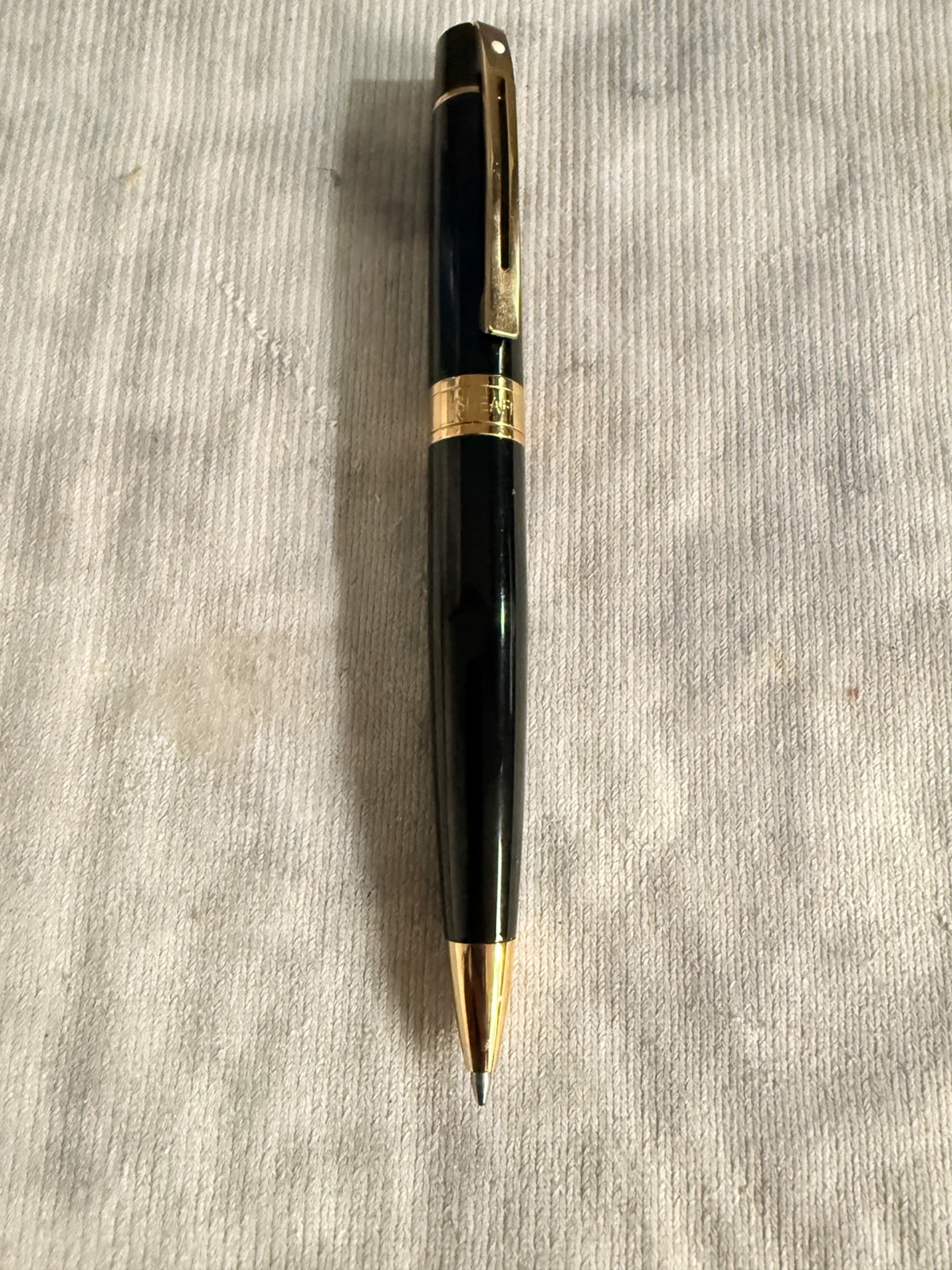 Sheaffer black and gold ballpoint pen - photo 2