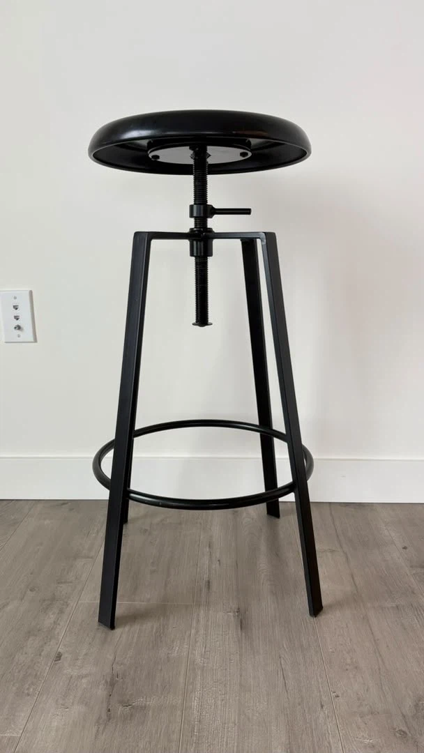 Adjustable Metal Bar Stool