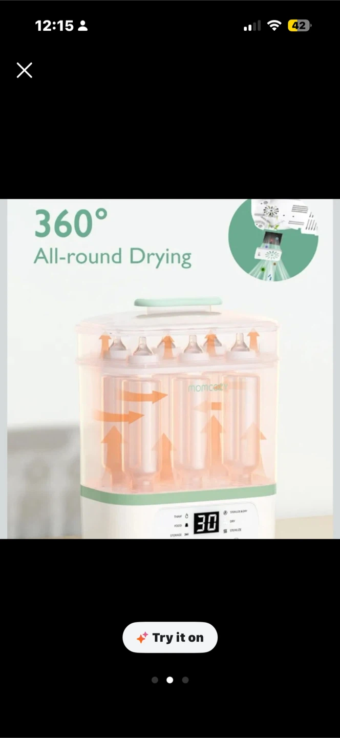 Momcozy Bottle Sterilizer & Dryer - BS02 - photo 2