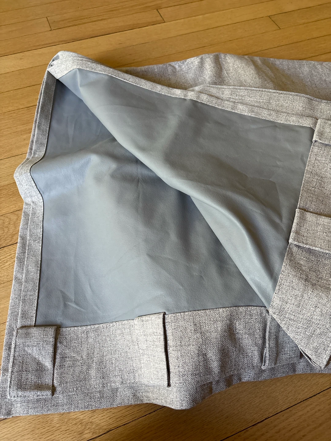 Set of Gray Blackout Curtains - photo 2