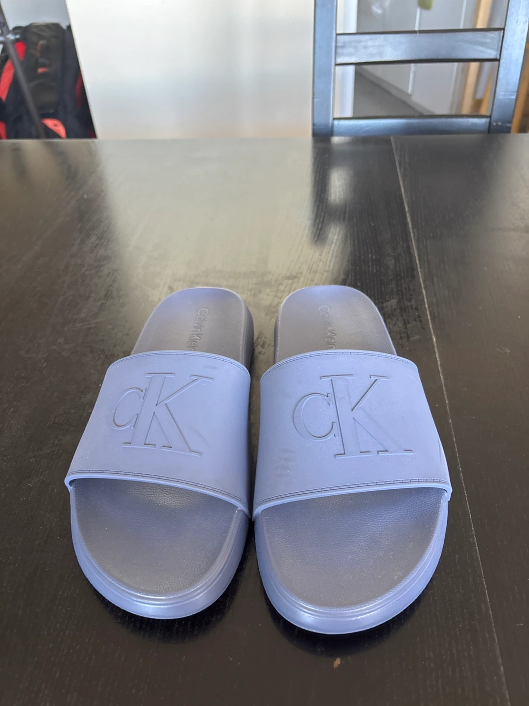 Brand new Calvin Klein Jeans Logo Pool Slides - photo 3