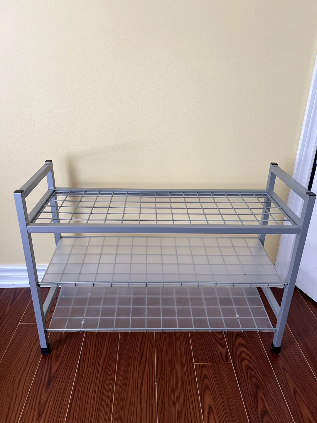 3-Tier Metal Storage Rack with Washable Mats