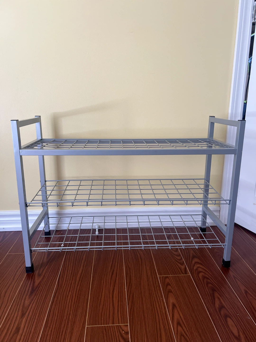3-Tier Metal Storage Rack with Washable Mats - photo 2