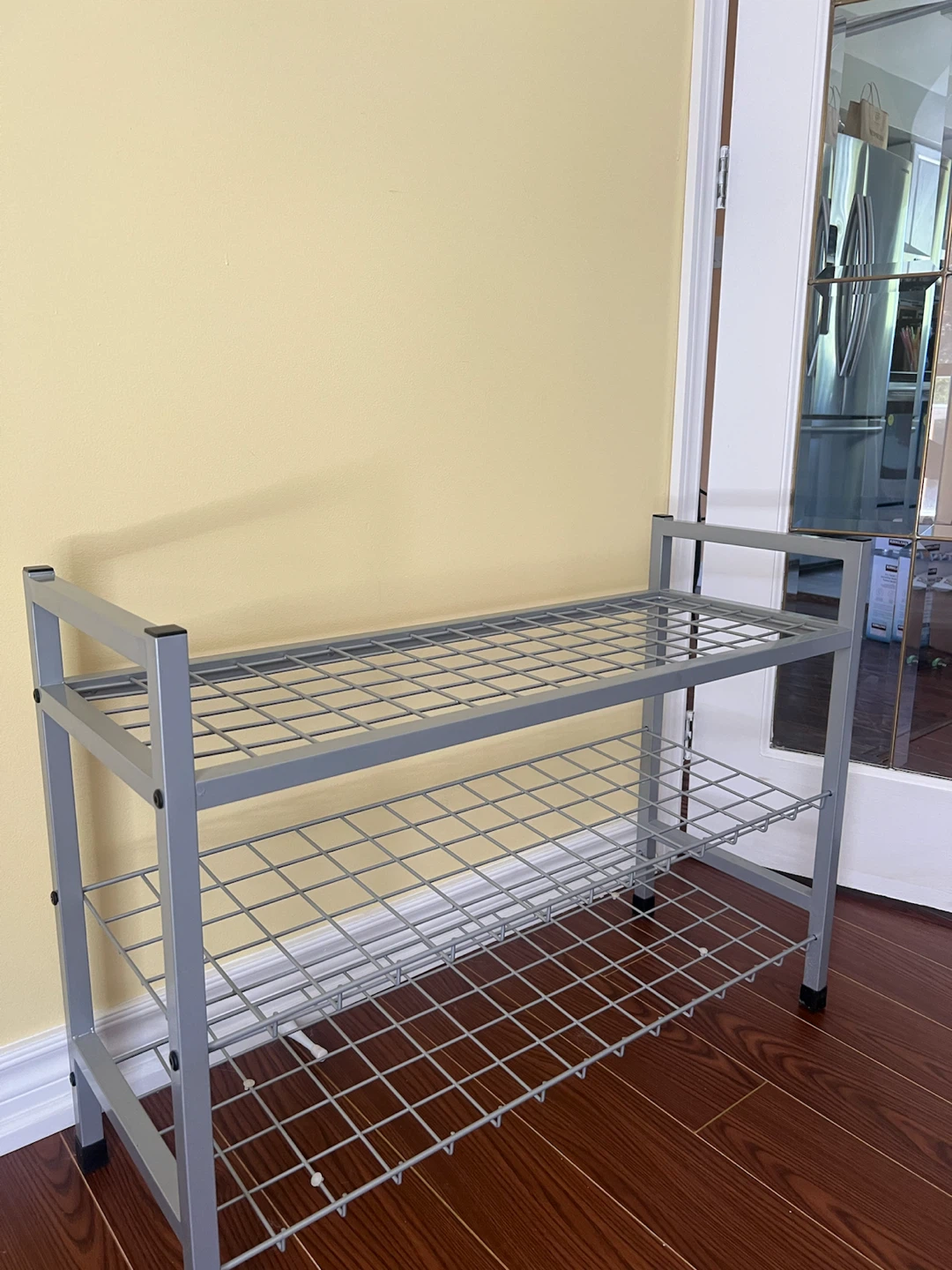 3-Tier Metal Storage Rack with Washable Mats - photo 3