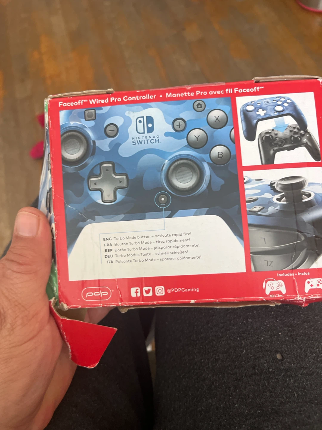PDP Faceoff Wired Pro Controller for Nintendo Switch - photo 2