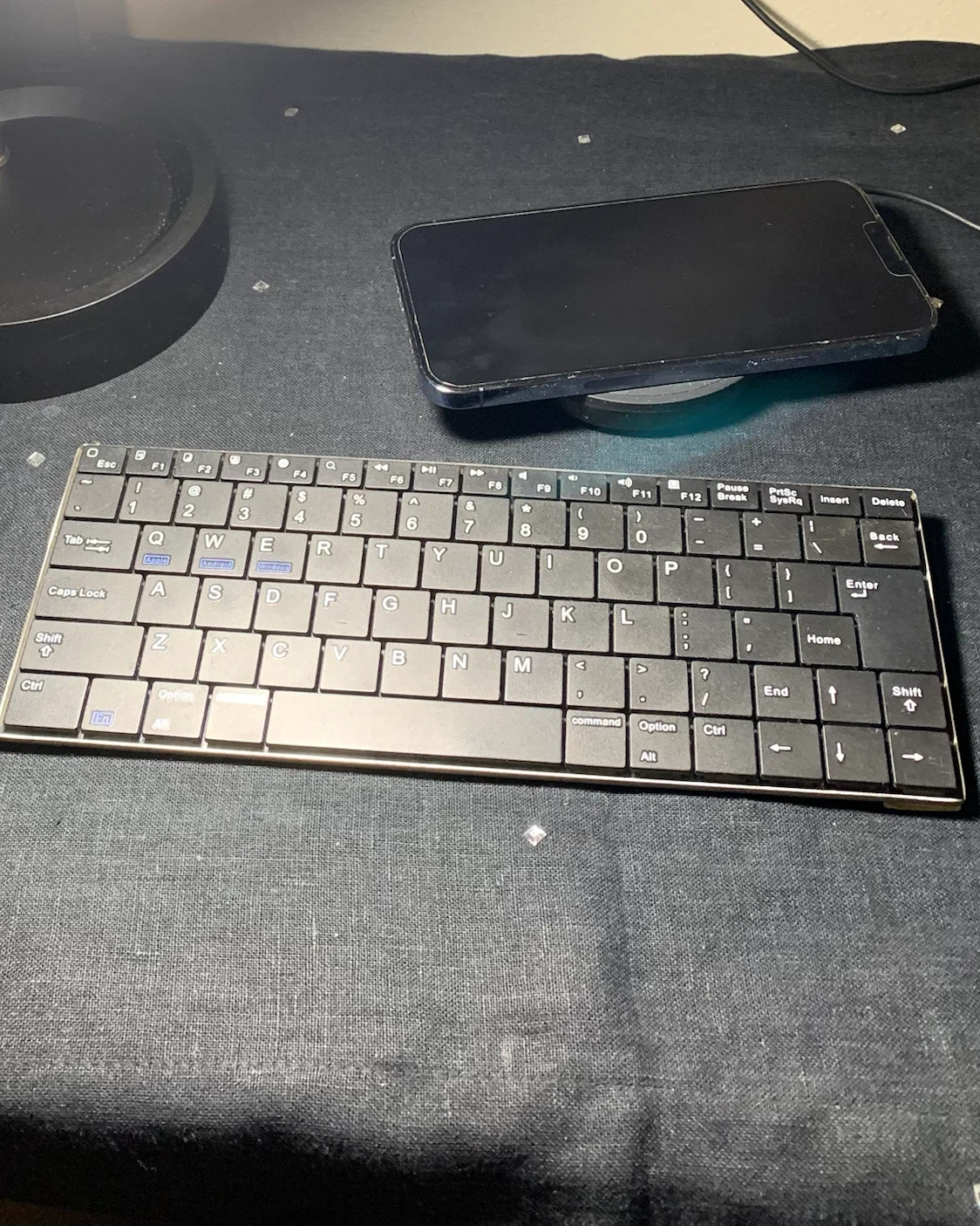 Belkin Wireless Charging Pad and GMYLE Bluetooth Keyboard - photo 2