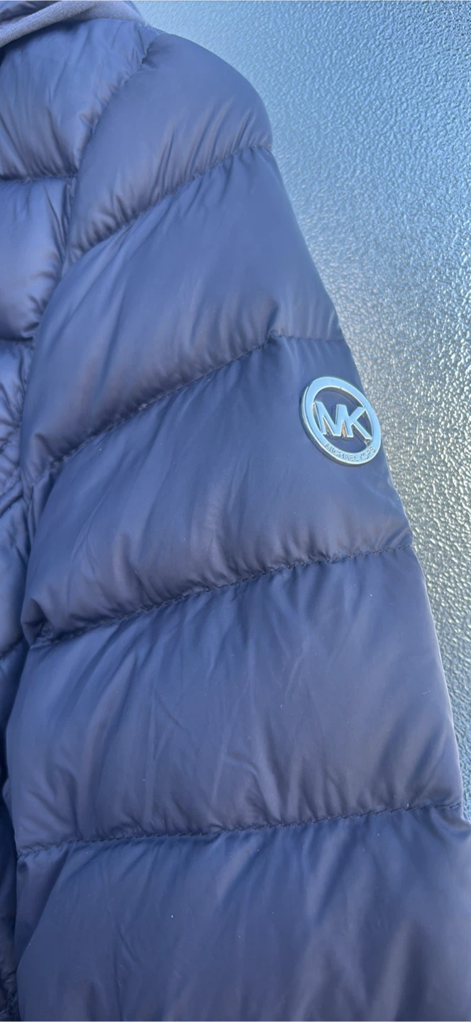 Michael Kors Packable Down Jacket - Navy - photo 2