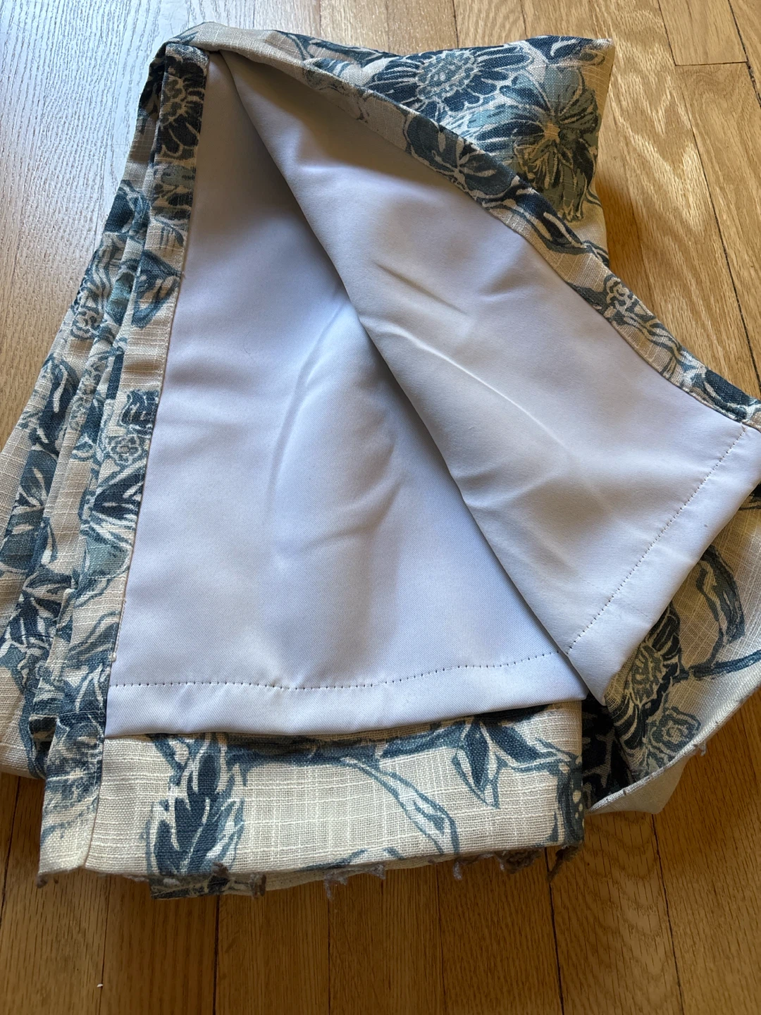 Floral Print Curtain Panel - photo 2