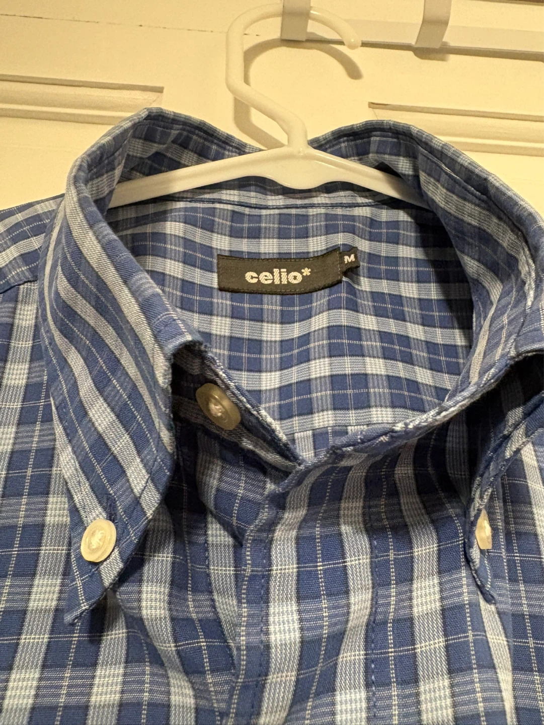 Celio Plaid Button-Down Shirt - photo 3
